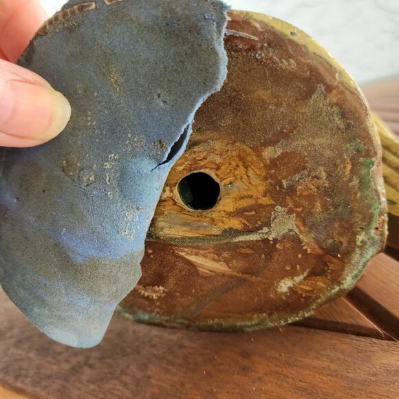 Vintage Solid Brass Owl Sculpture — 9.25" Tall — Hefty Statement Decor - Picture 6 of 7